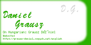 daniel grausz business card